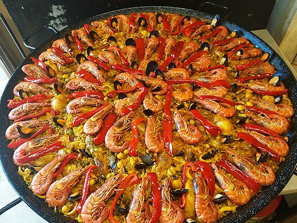 Livraison de Paella